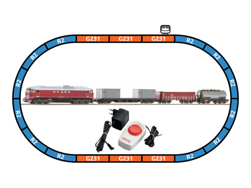 Piko Startovací sada nákladní vlak BR 130 ČSD IV - 97935